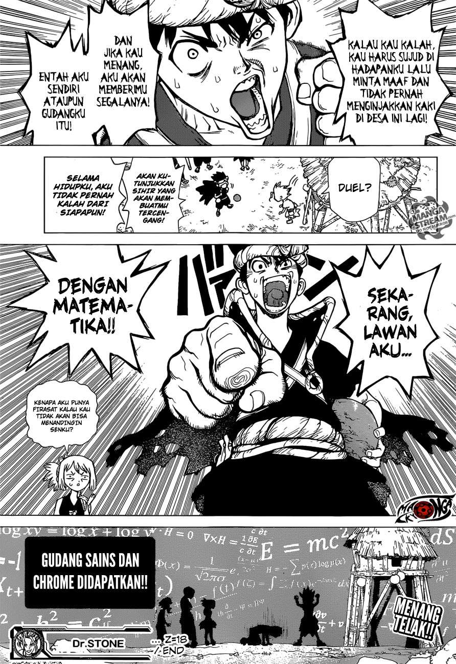 Dr. Stone Chapter 18 - halaman 19
