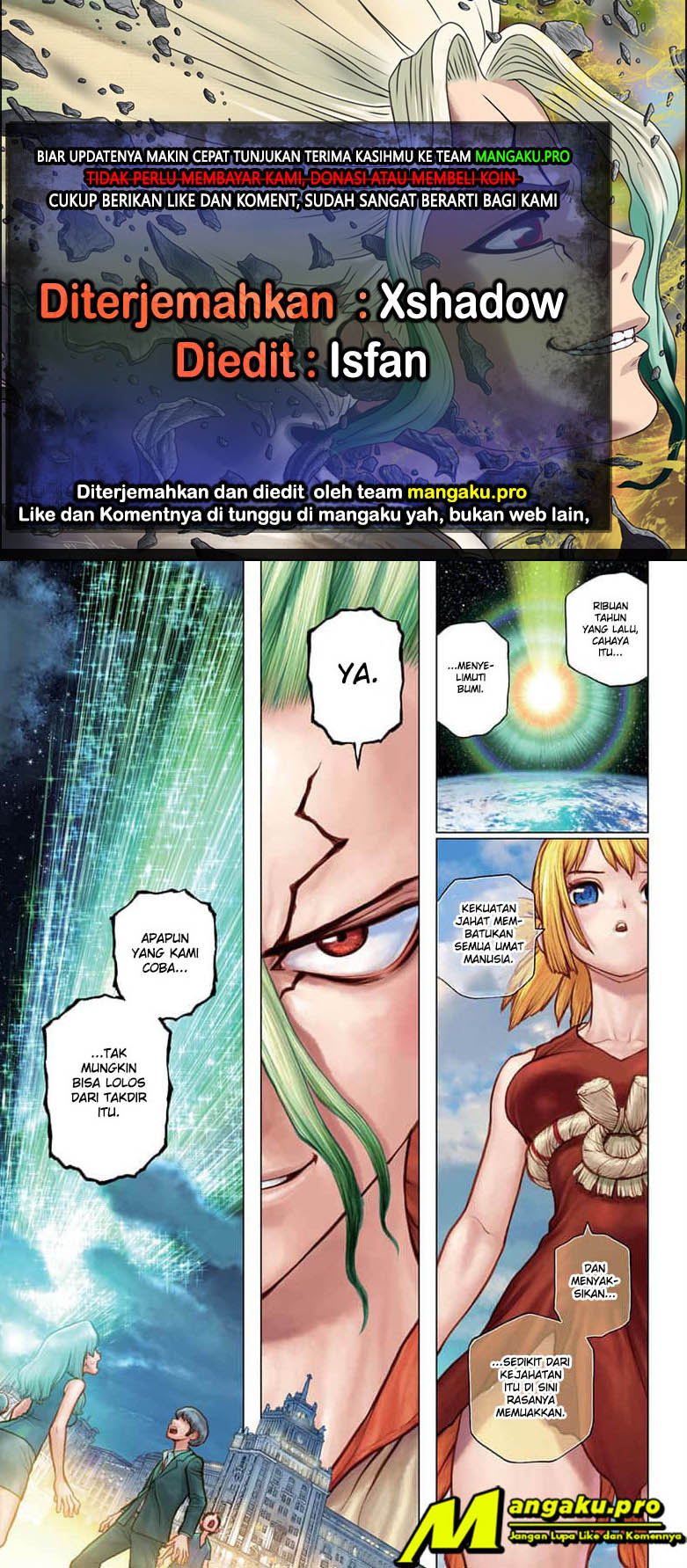 Dr. Stone Chapter 181 - halaman 1