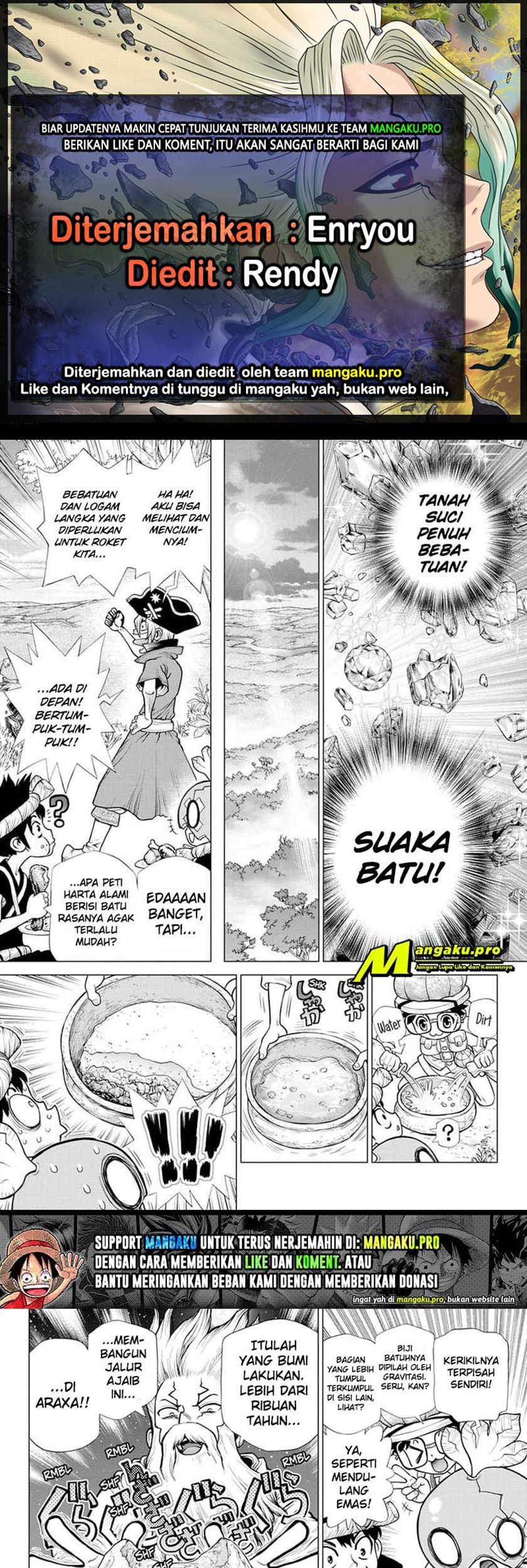 Dr. Stone Chapter 184 - halaman 1