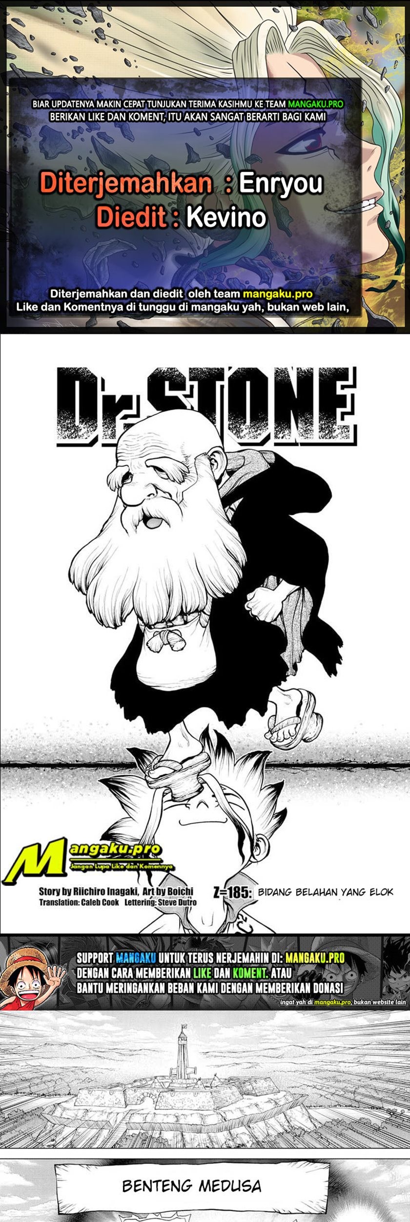 Dr. Stone Chapter 185 - halaman 1