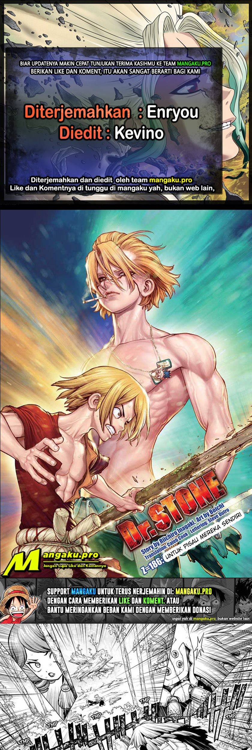 Dr. Stone Chapter 186 - halaman 1