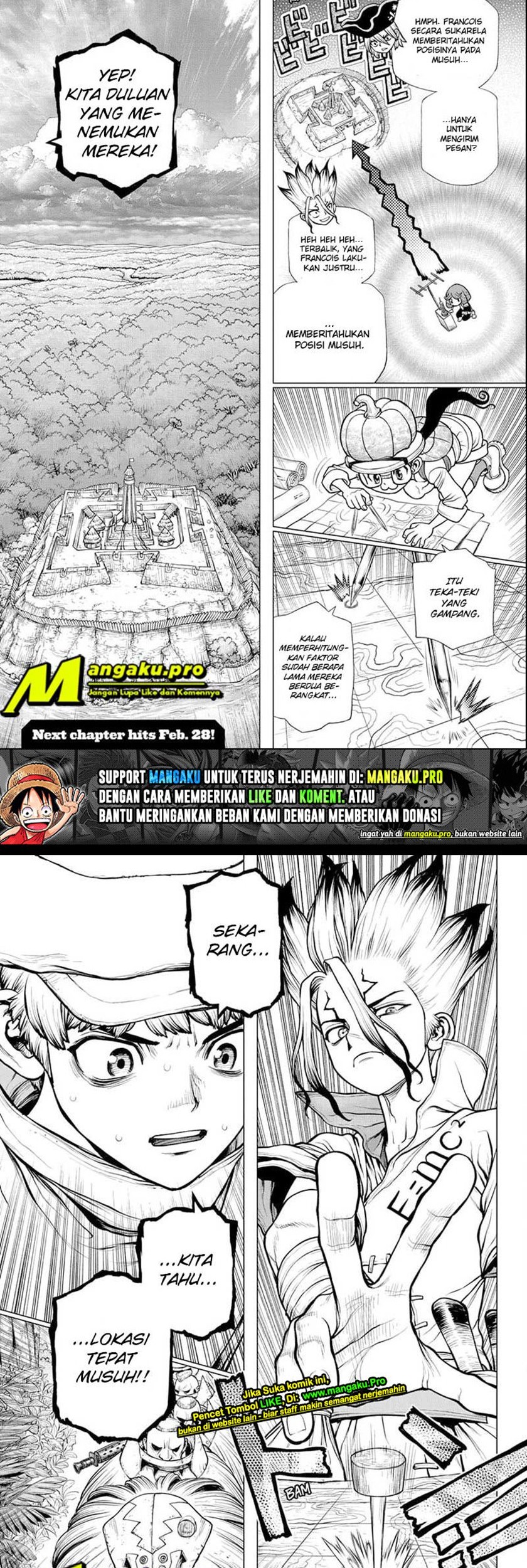 Dr. Stone Chapter 186 - halaman 10