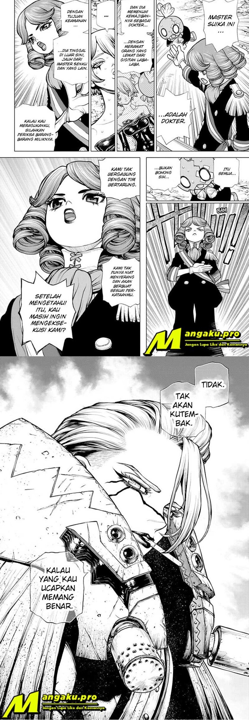 Dr. Stone Chapter 186 - halaman 8