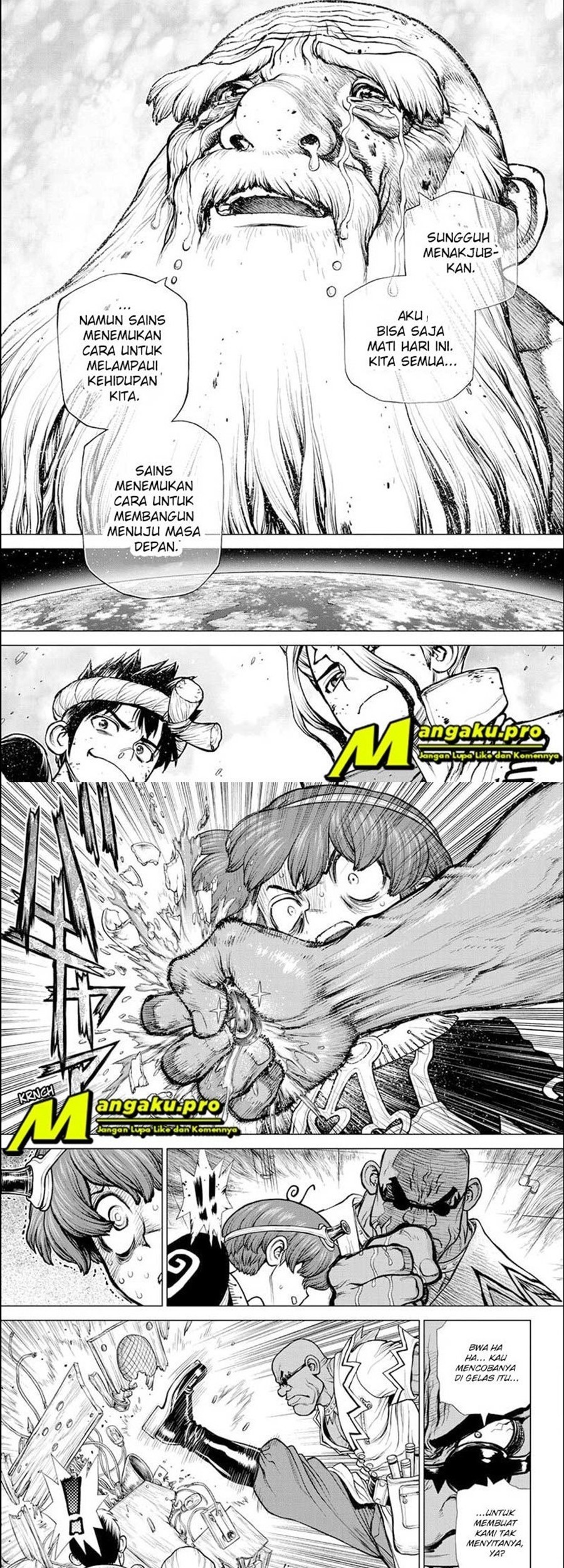 Dr. Stone Chapter 190 - halaman 10