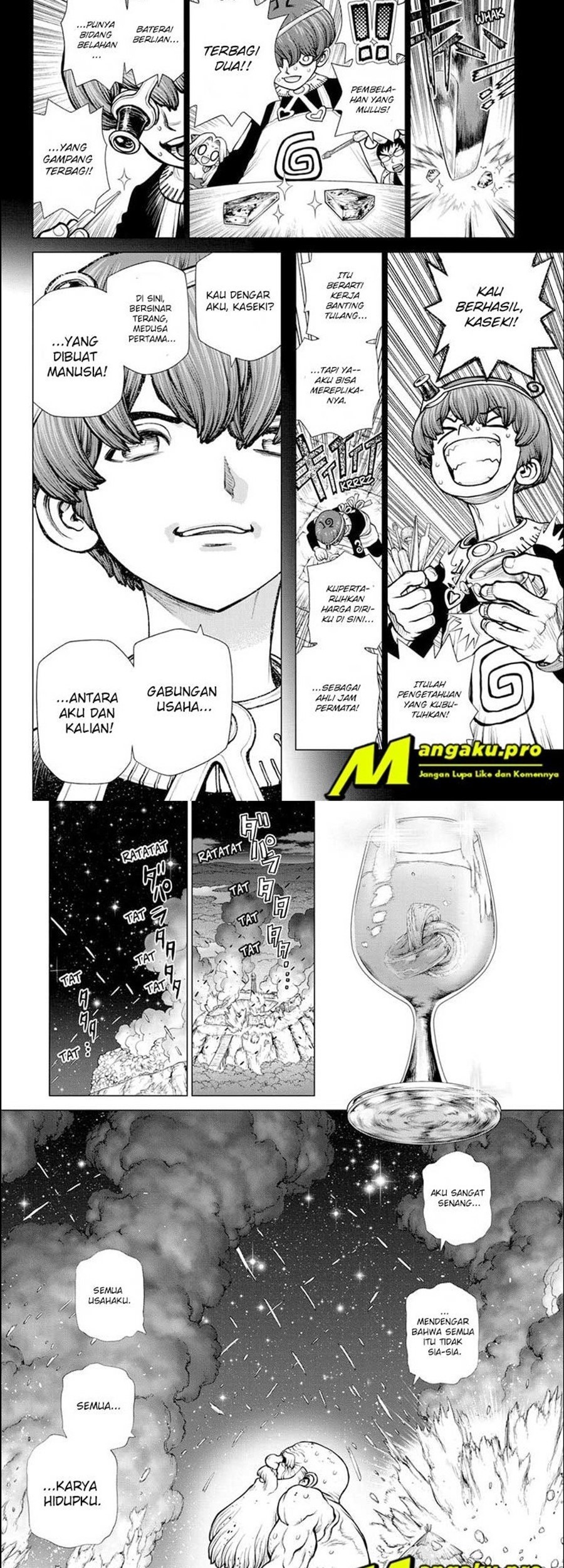Dr. Stone Chapter 190 - halaman 8