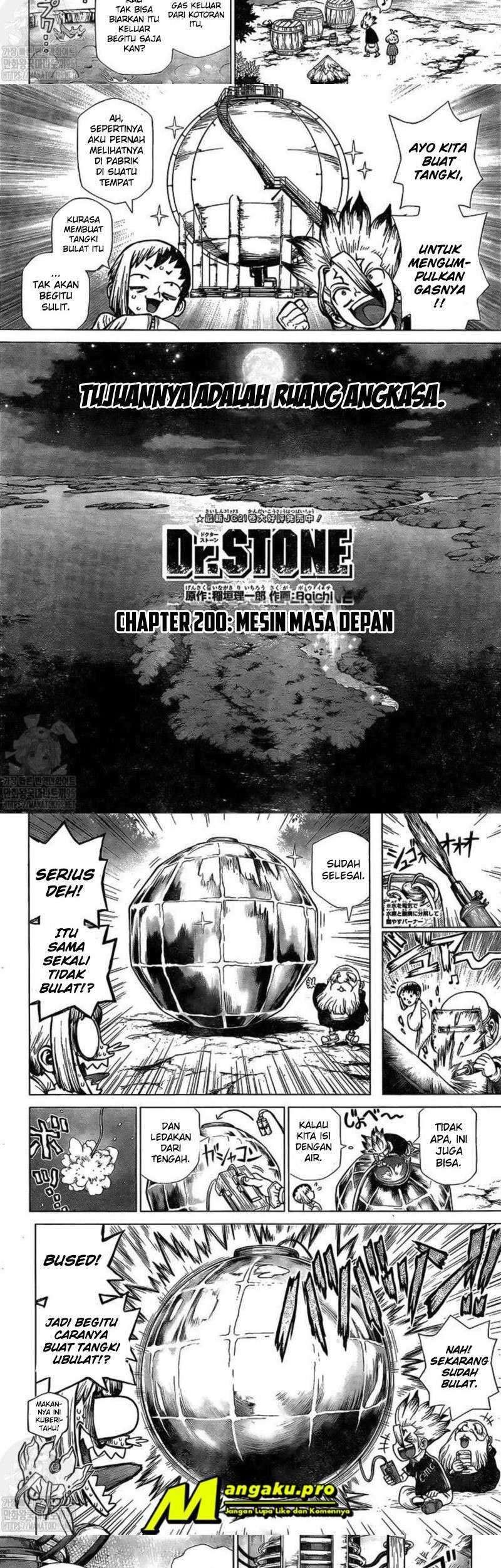 Dr. Stone Chapter 200 - halaman 3