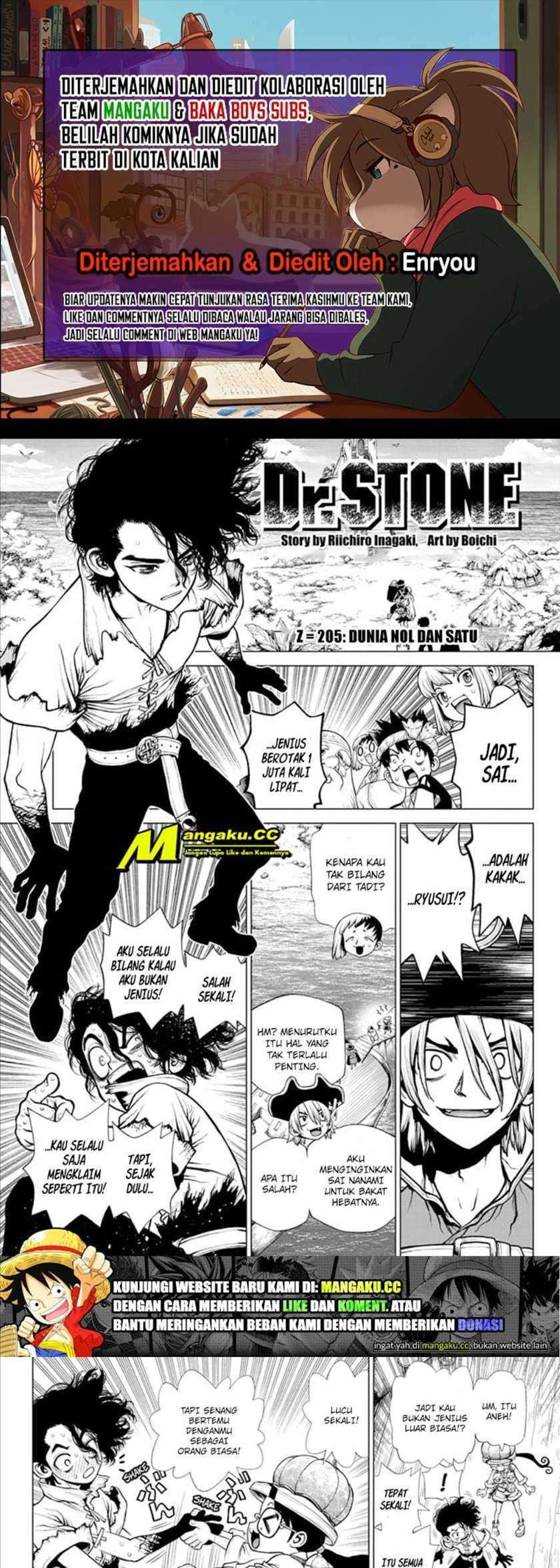 Dr. Stone Chapter 205 - halaman 1