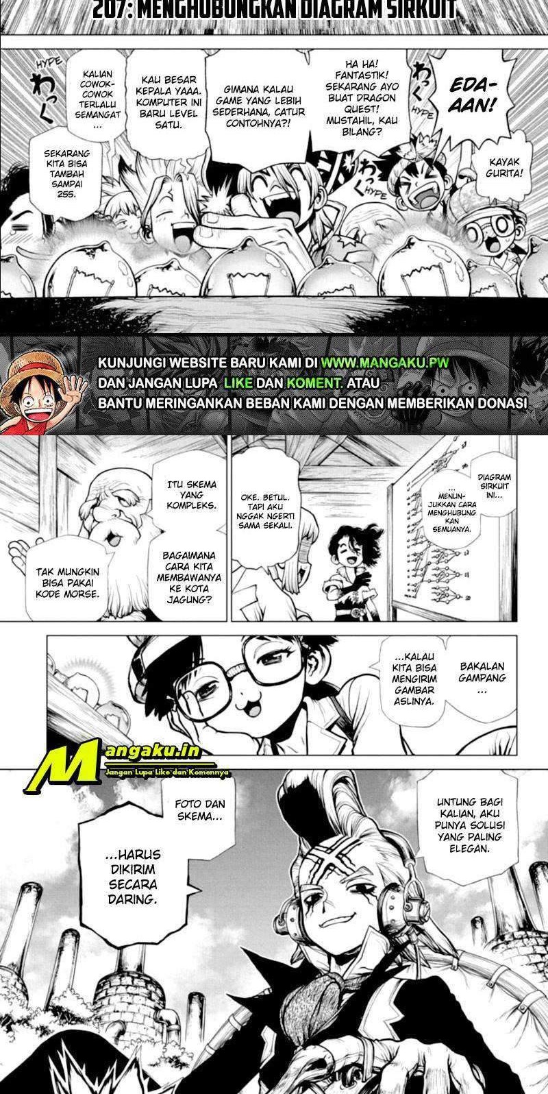 Dr. Stone Chapter 207 - halaman 2