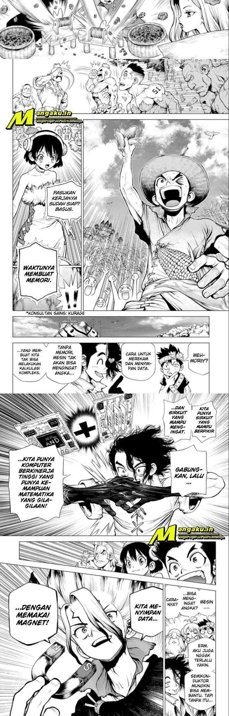Dr. Stone Chapter 208 - halaman 3