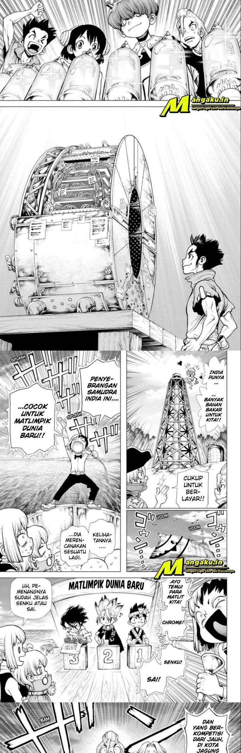 Dr. Stone Chapter 208 - halaman 8