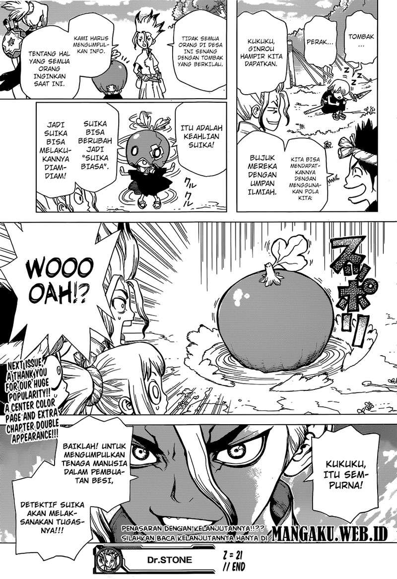 Dr. Stone Chapter 21 - halaman 19