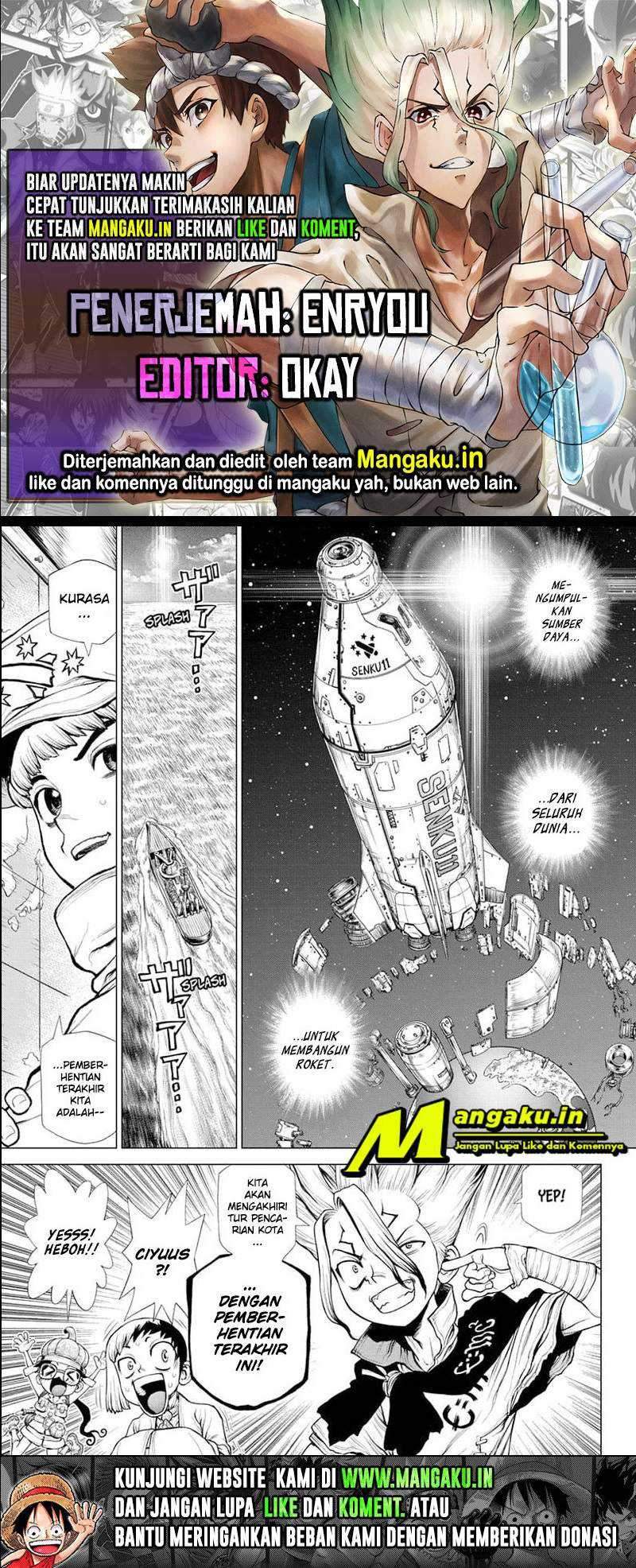 Dr. Stone Chapter 211 - halaman 1
