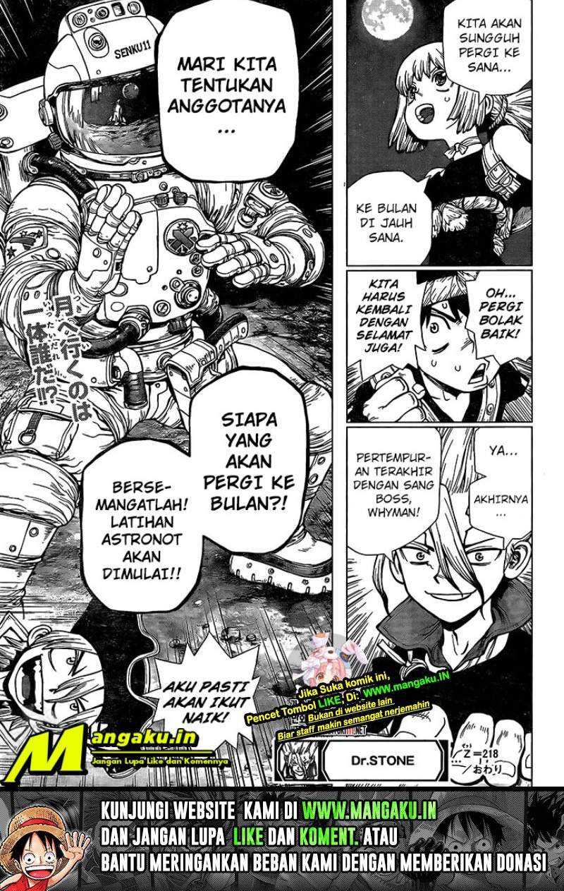 Dr. Stone Chapter 218 - halaman 14