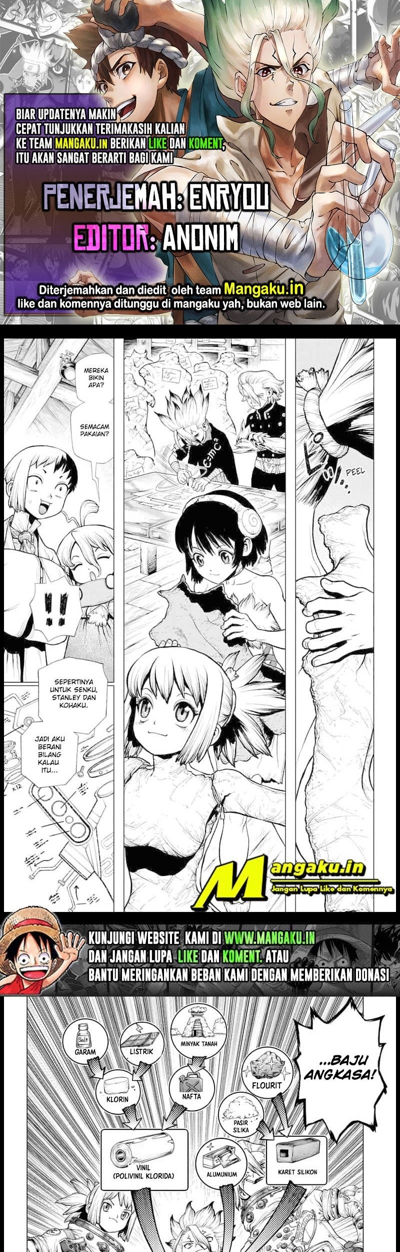 Dr. Stone Chapter 222 - halaman 1