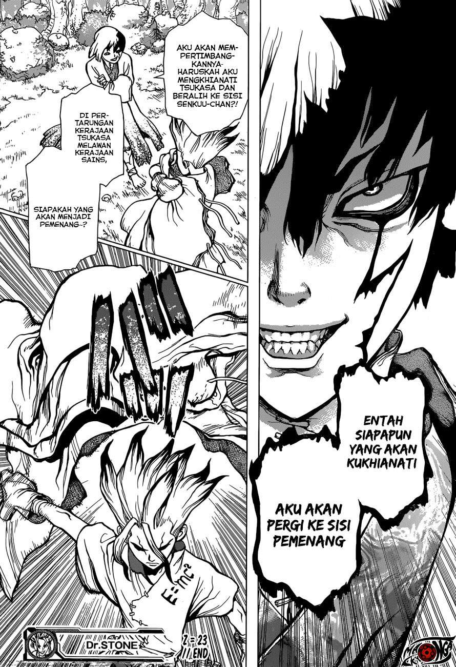Dr. Stone Chapter 23 - halaman 18