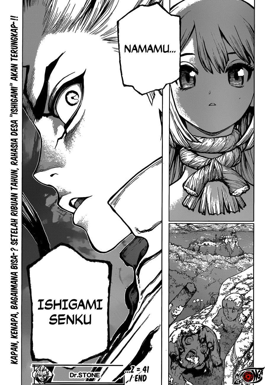 Dr. Stone Chapter 41 - halaman 18