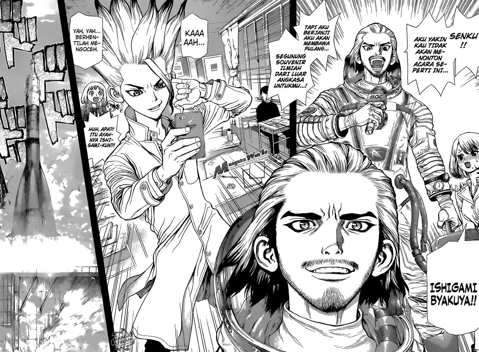 Dr. Stone Chapter 42 - halaman 17