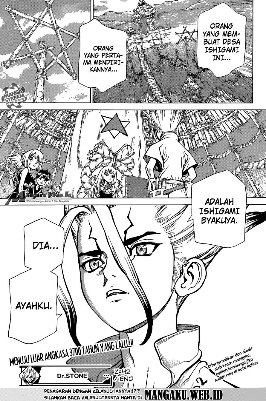 Dr. Stone Chapter 42 - halaman 19