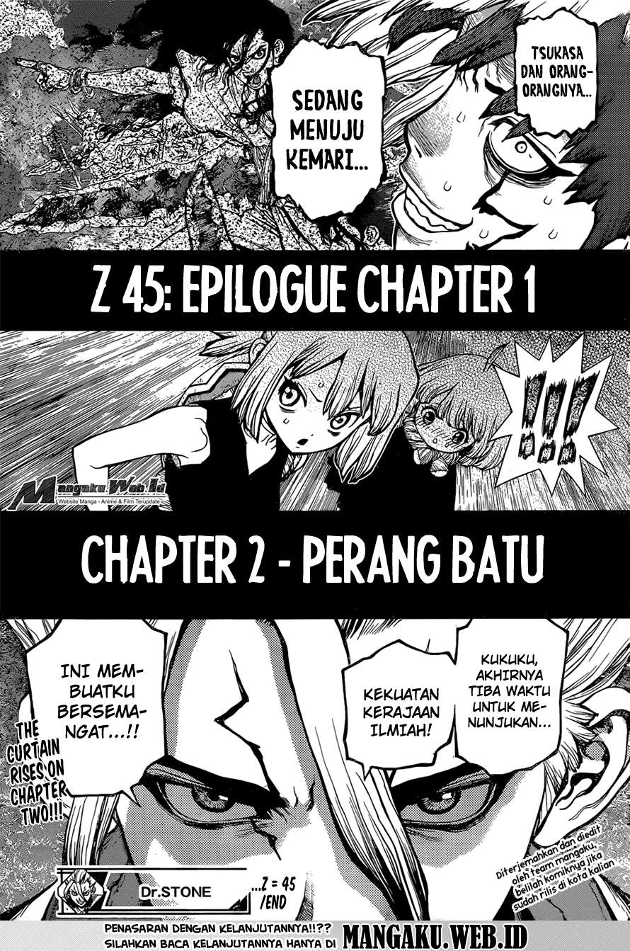 Dr. Stone Chapter 45 - halaman 18