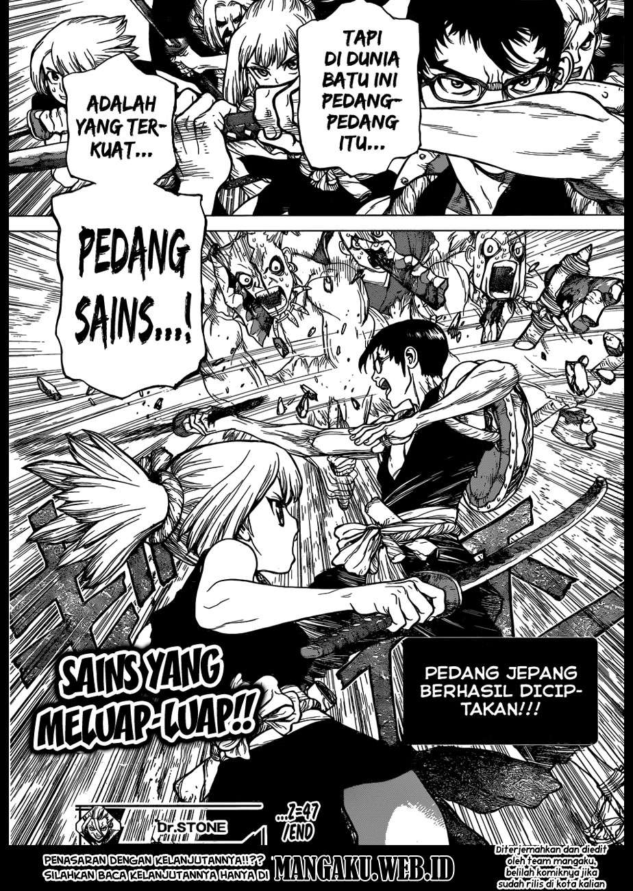 Dr. Stone Chapter 47 - halaman 18