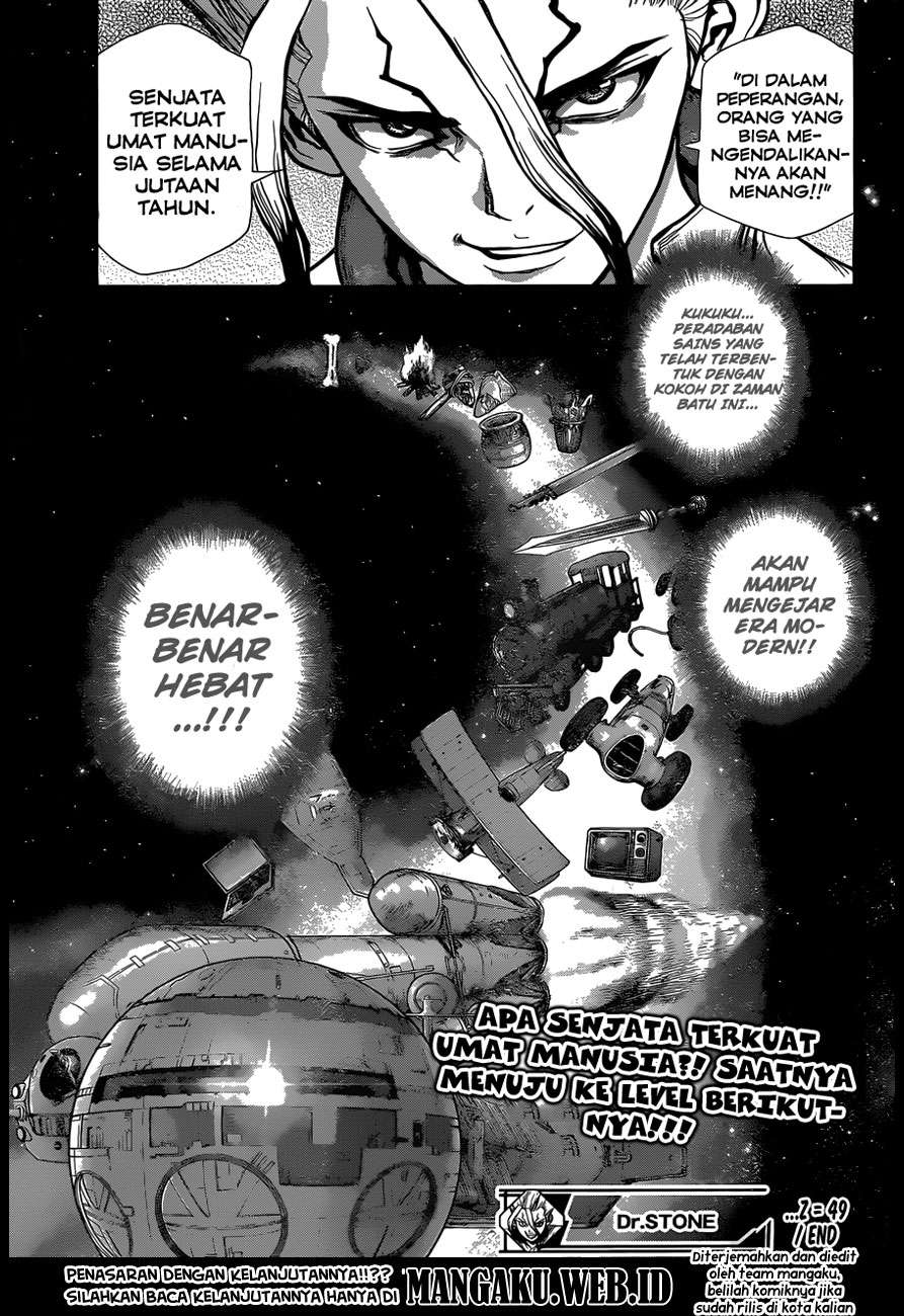 Dr. Stone Chapter 49 - halaman 18