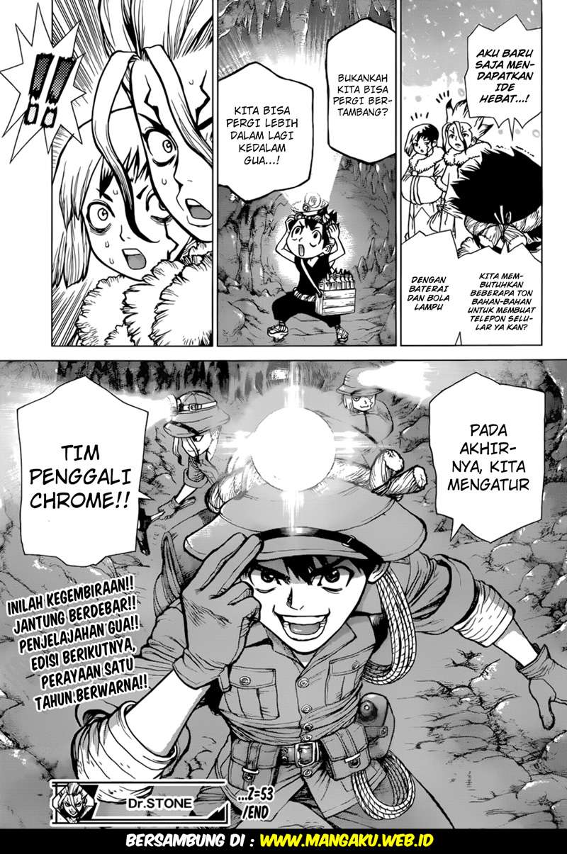 Dr. Stone Chapter 53 - halaman 18