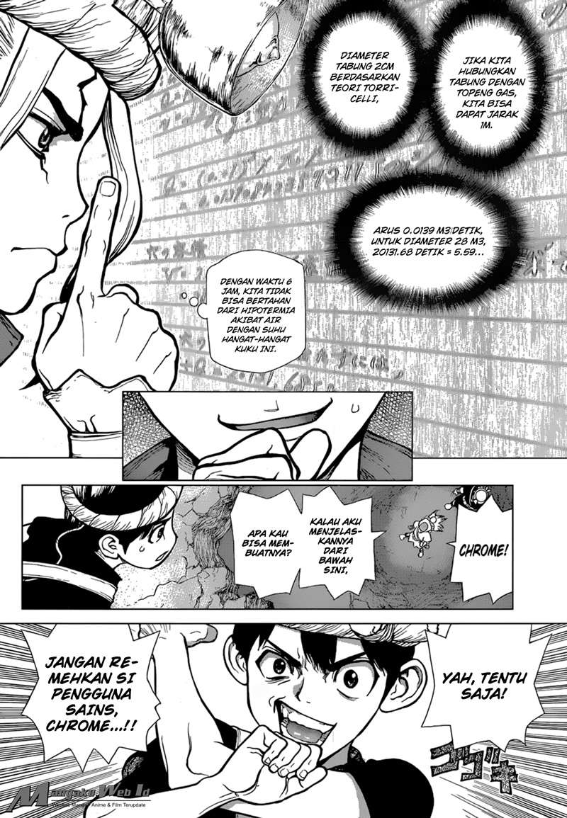 Dr. Stone Chapter 55 - halaman 15