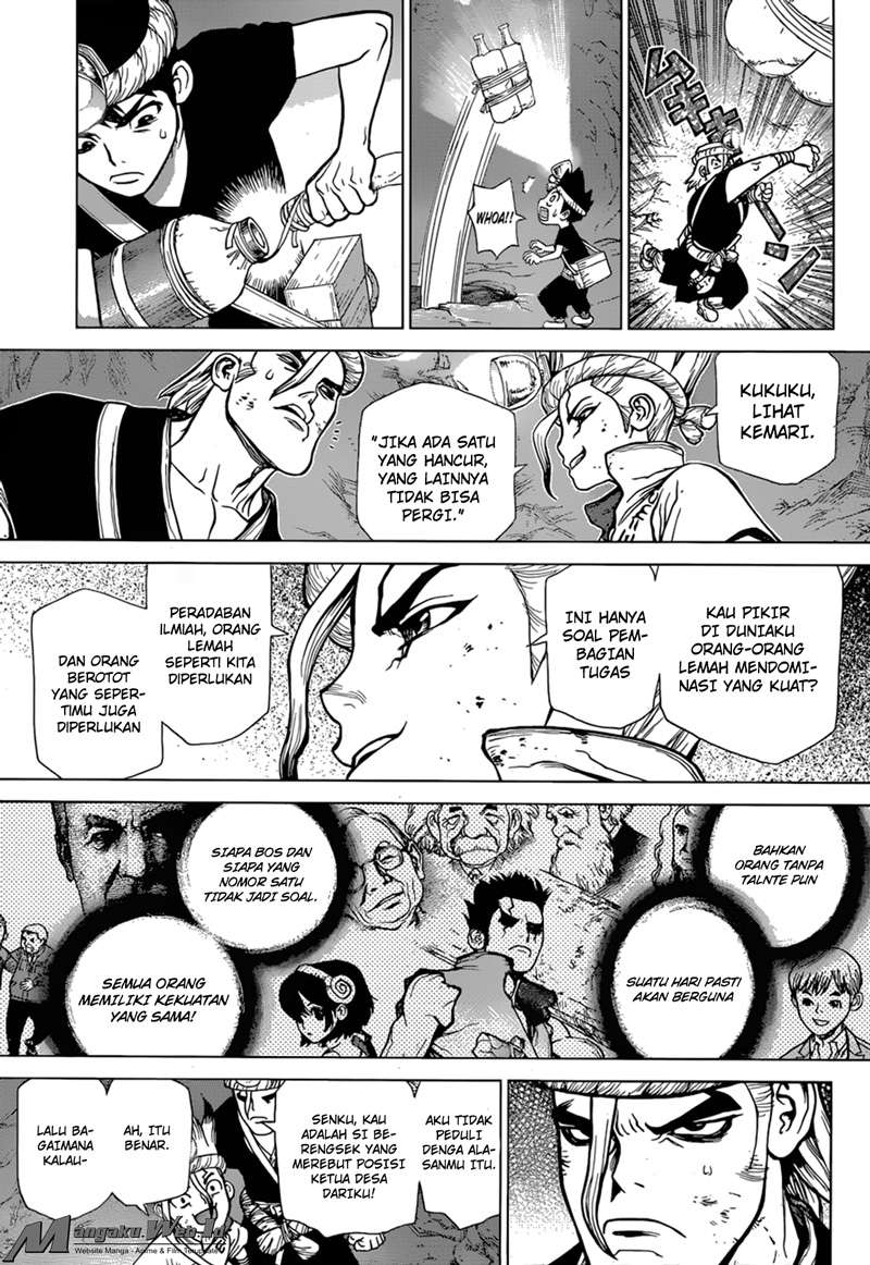 Dr. Stone Chapter 55 - halaman 16