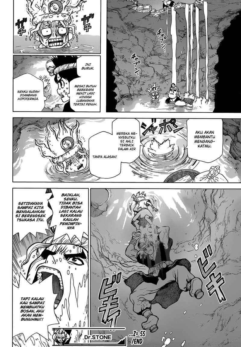 Dr. Stone Chapter 55 - halaman 18
