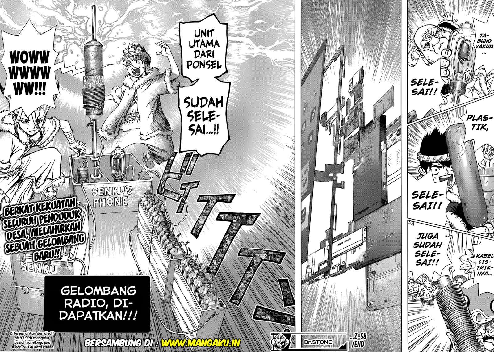 Dr. Stone Chapter 58 - halaman 19