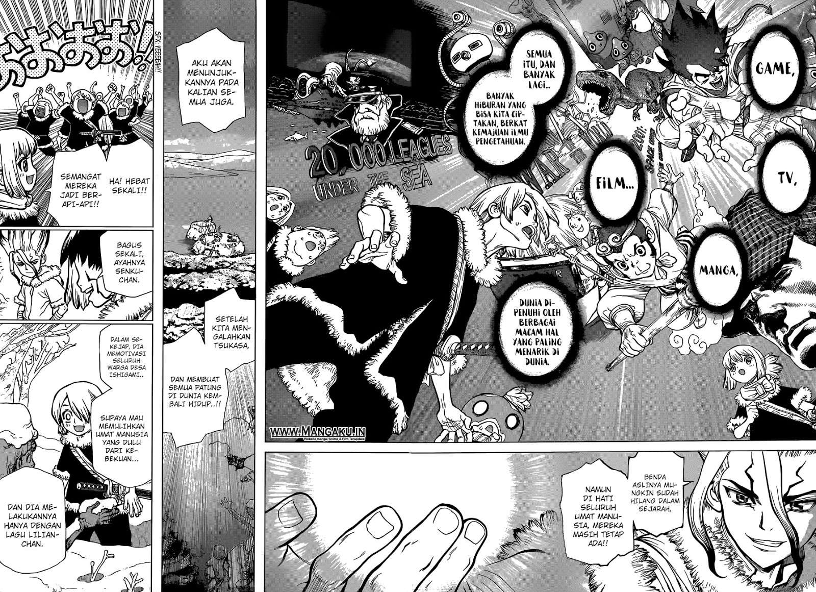Dr. Stone Chapter 60 - halaman 15