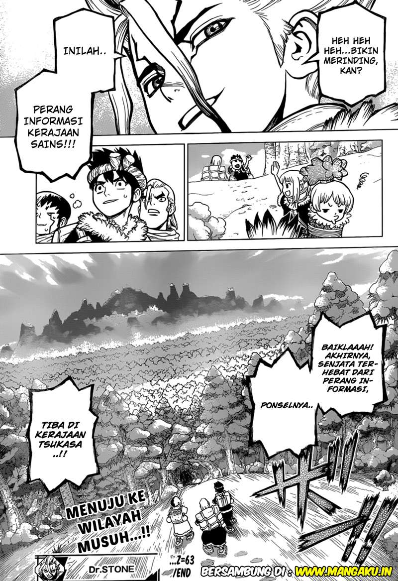 Dr. Stone Chapter 63 - halaman 20