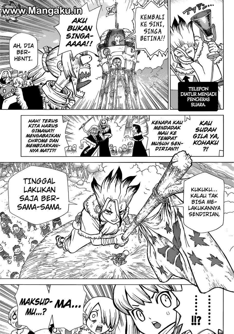 Dr. Stone Chapter 67 - halaman 15