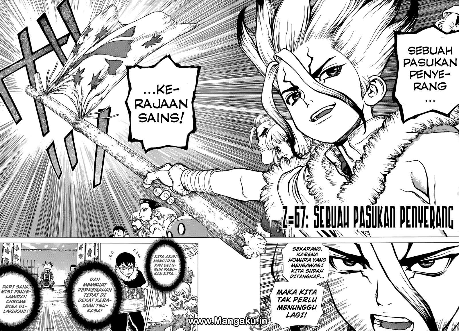 Dr. Stone Chapter 67 - halaman 16
