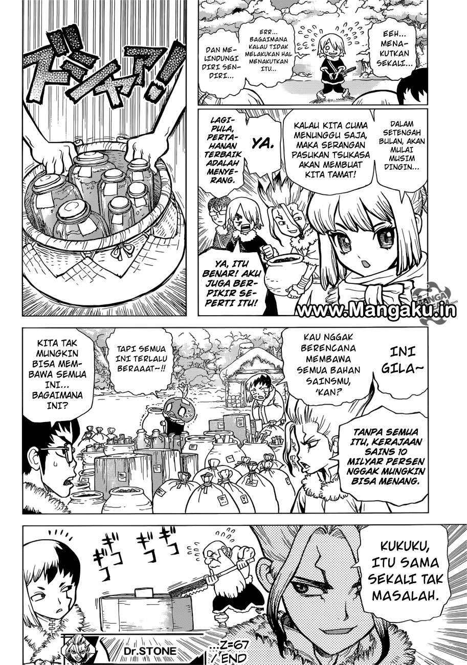 Dr. Stone Chapter 67 - halaman 17