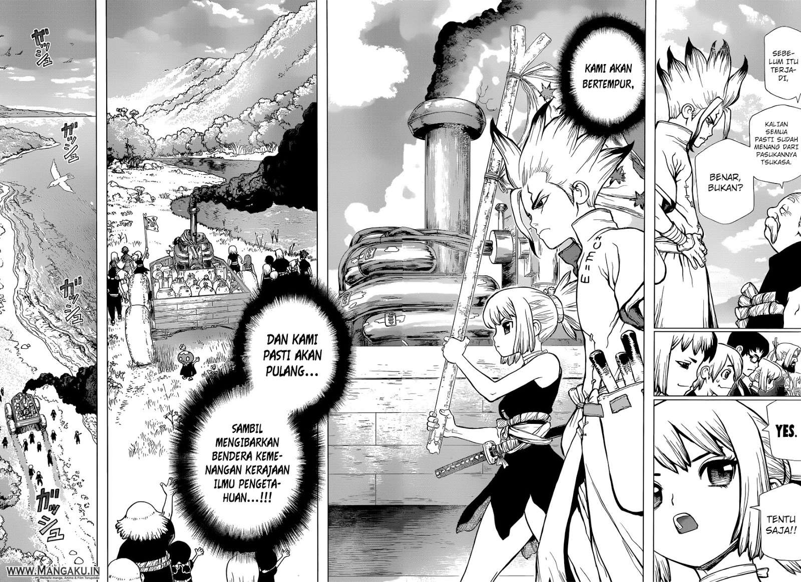 Dr. Stone Chapter 69 - halaman 10