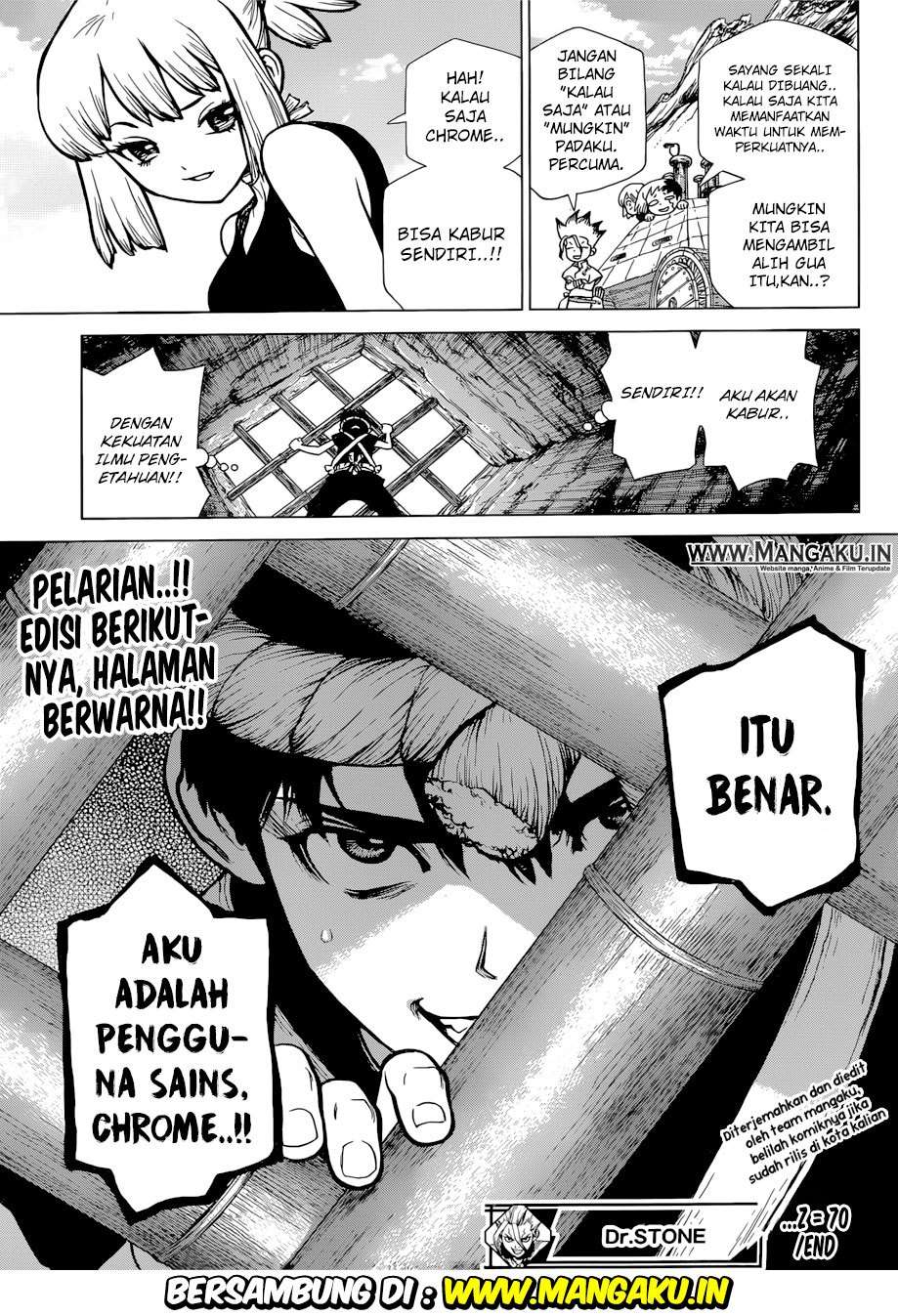 Dr. Stone Chapter 70 - halaman 19