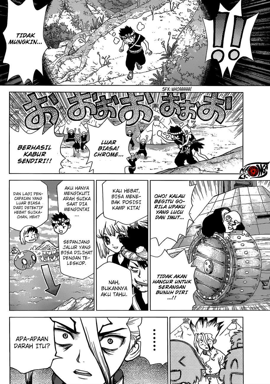 Dr. Stone Chapter 72 - halaman 14