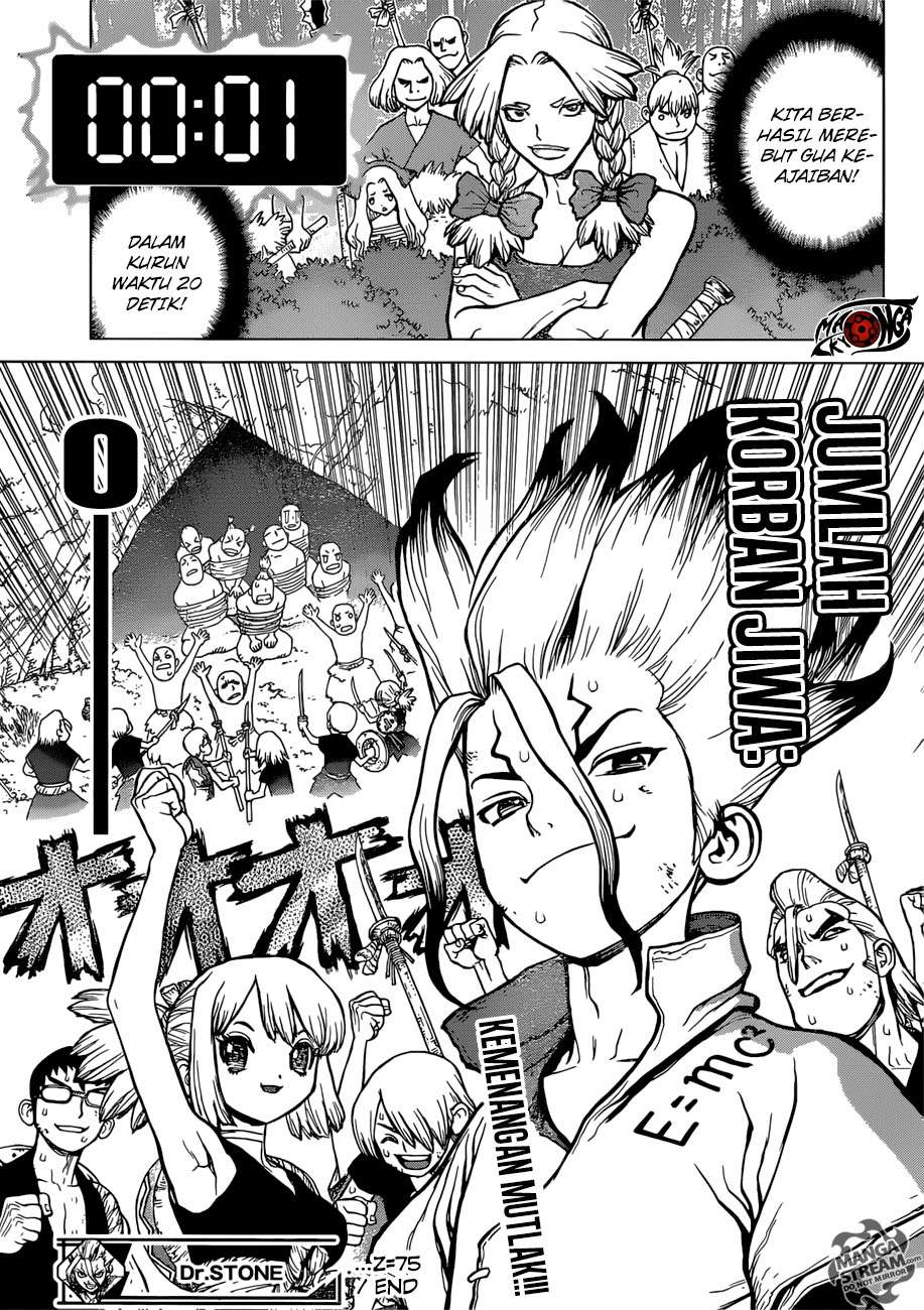 Dr. Stone Chapter 75 - halaman 16