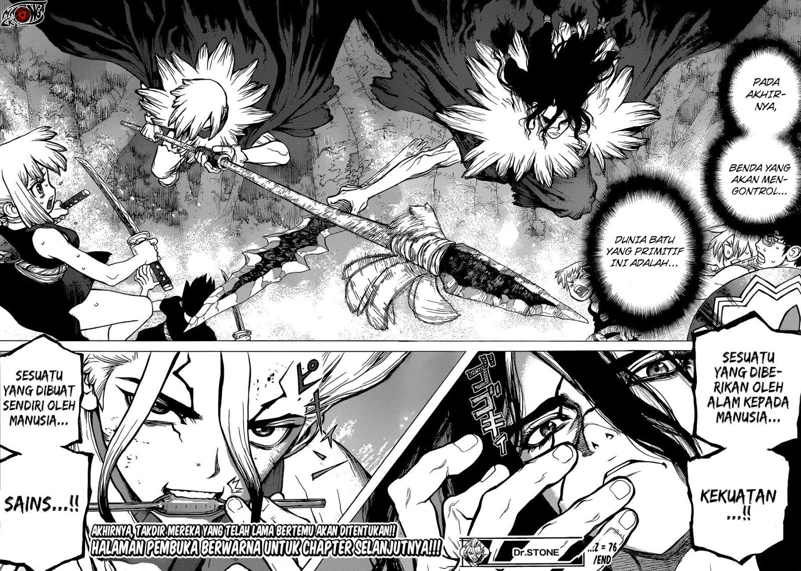 Dr. Stone Chapter 76 - halaman 16