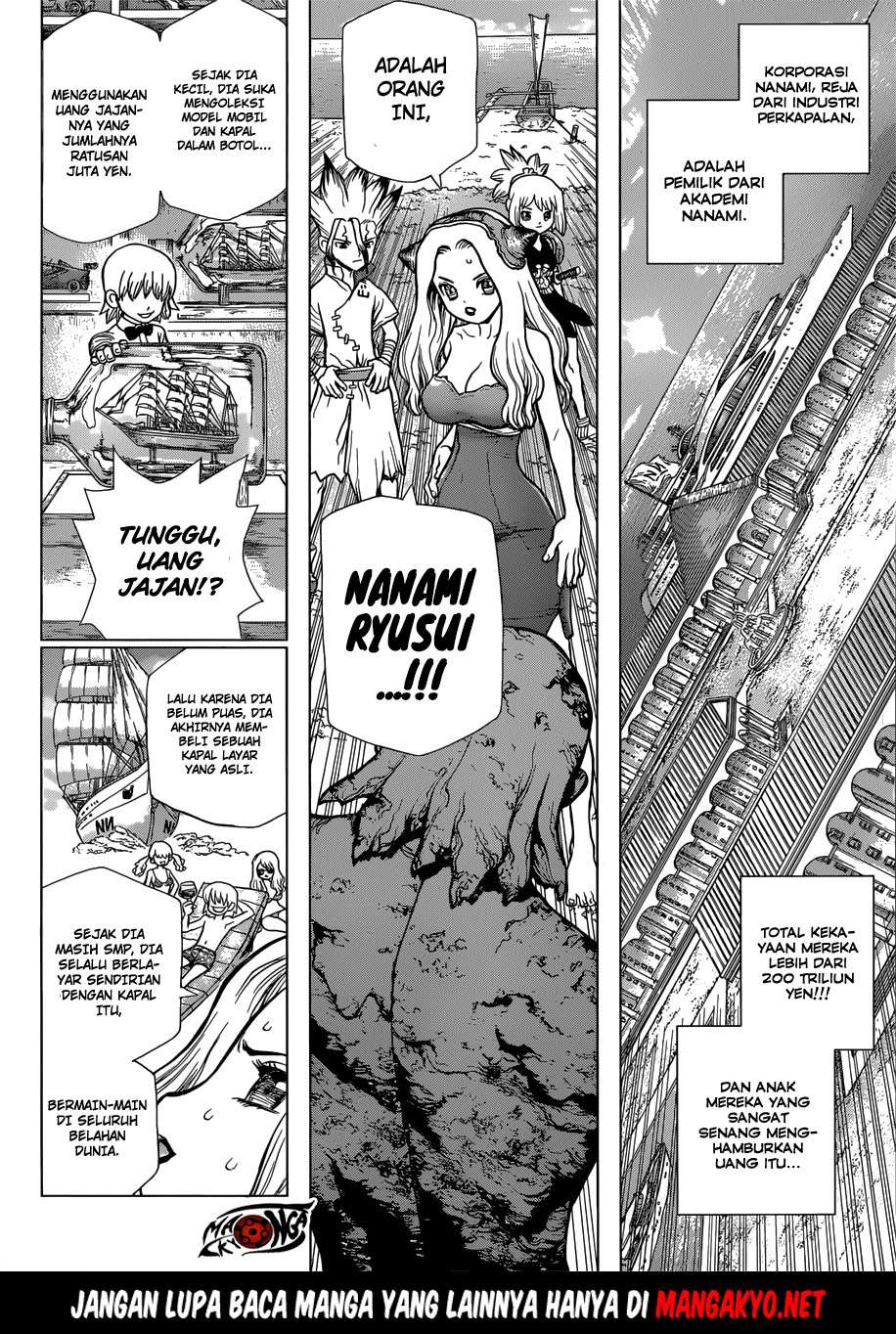 Dr. Stone Chapter 85 - halaman 8