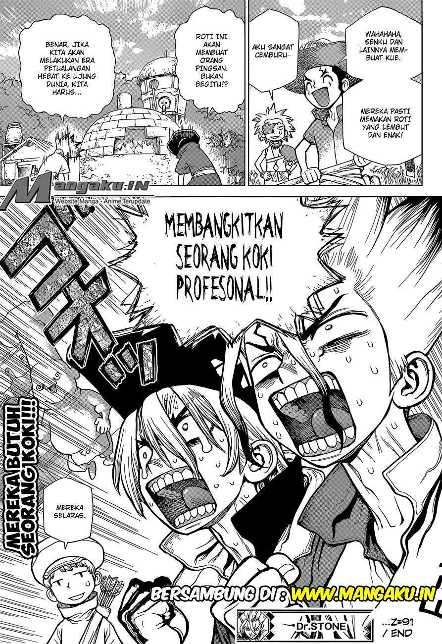 Dr. Stone Chapter 91 - halaman 18