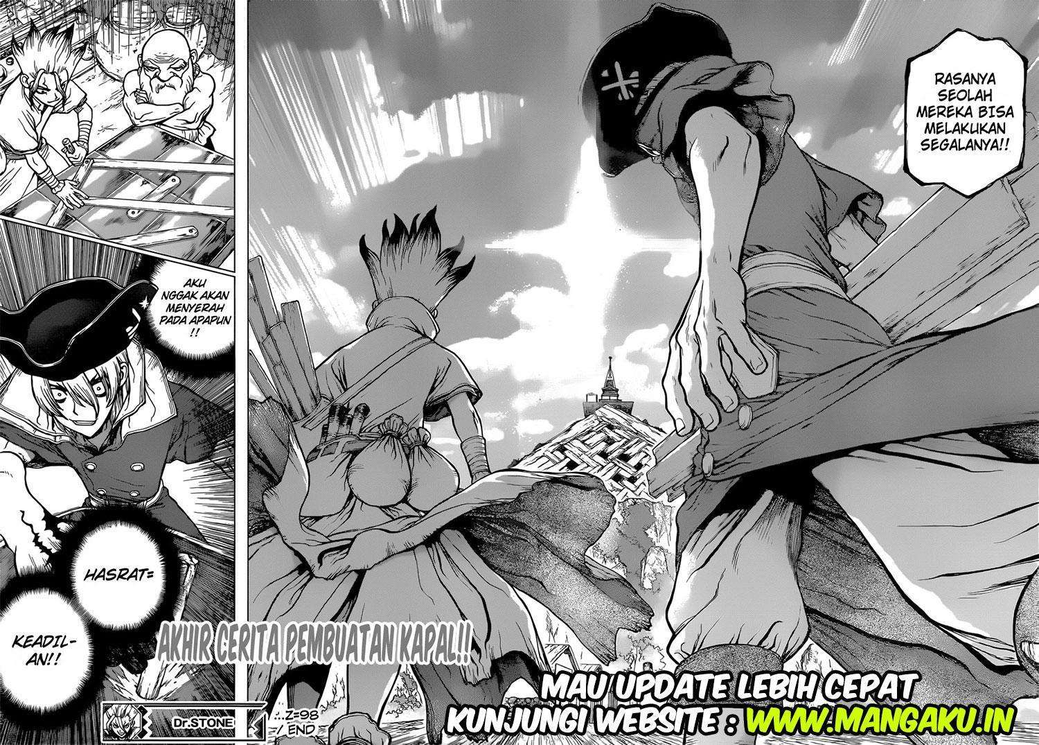 Dr. Stone Chapter 98 - halaman 21