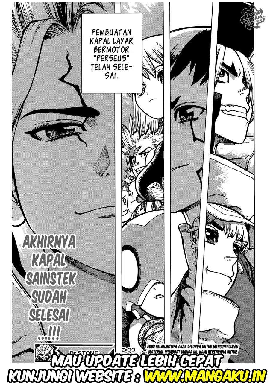 Dr. Stone Chapter 99 - halaman 18