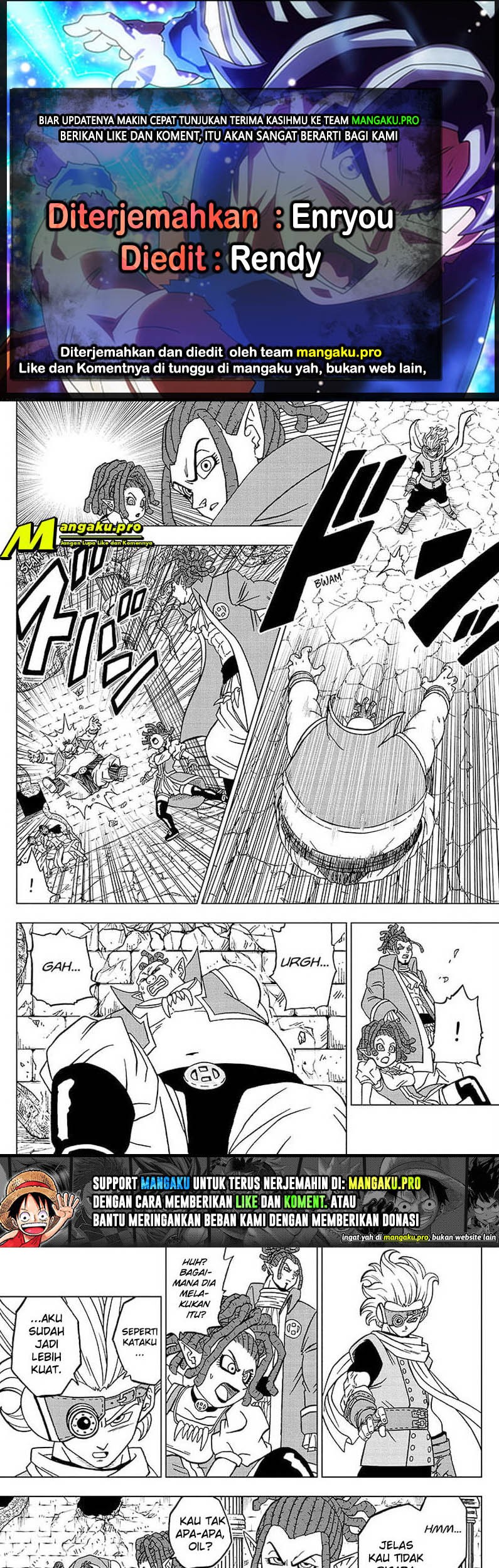 Dragon Ball Super Chapter 70.2 - halaman 1