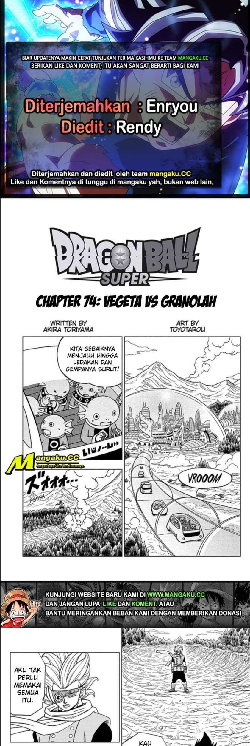 Dragon Ball Super Chapter 74 - halaman 1