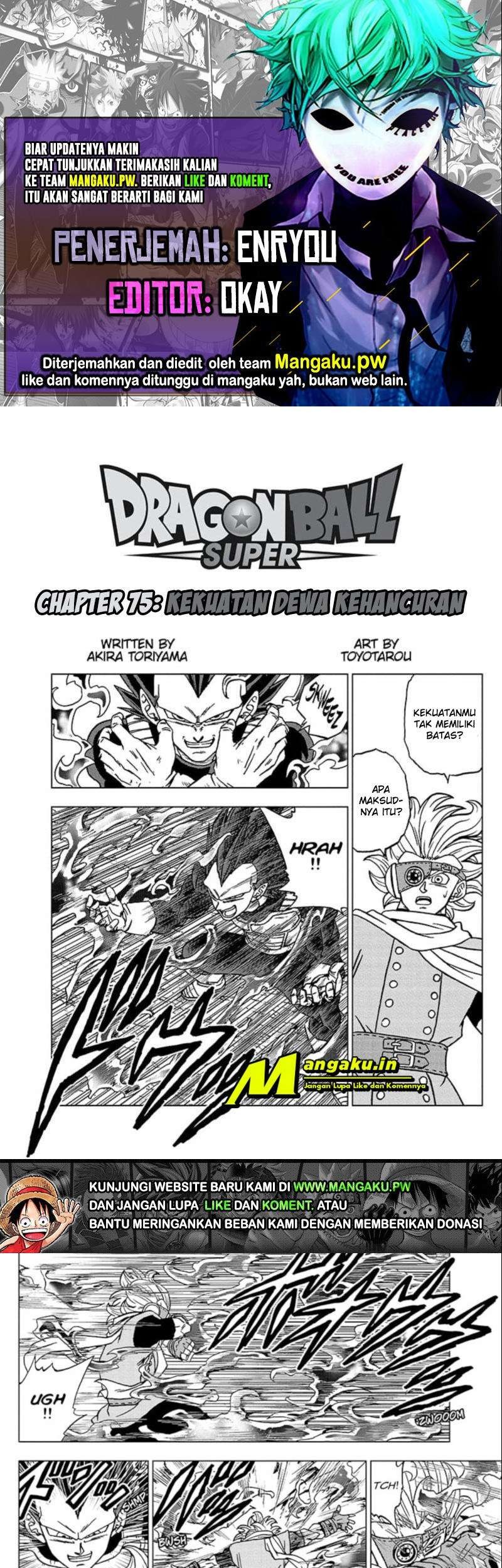 Dragon Ball Super Chapter 75 - halaman 1