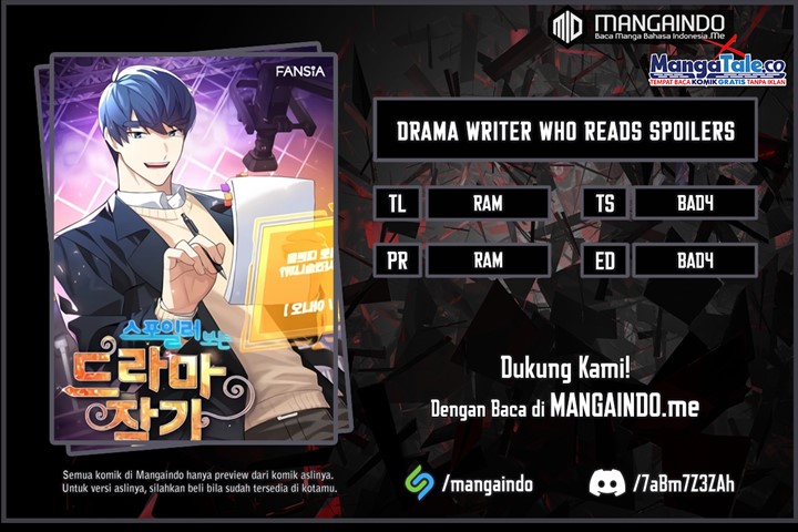 Drama Writer Who Reads Spoilers Chapter 11 - halaman 1