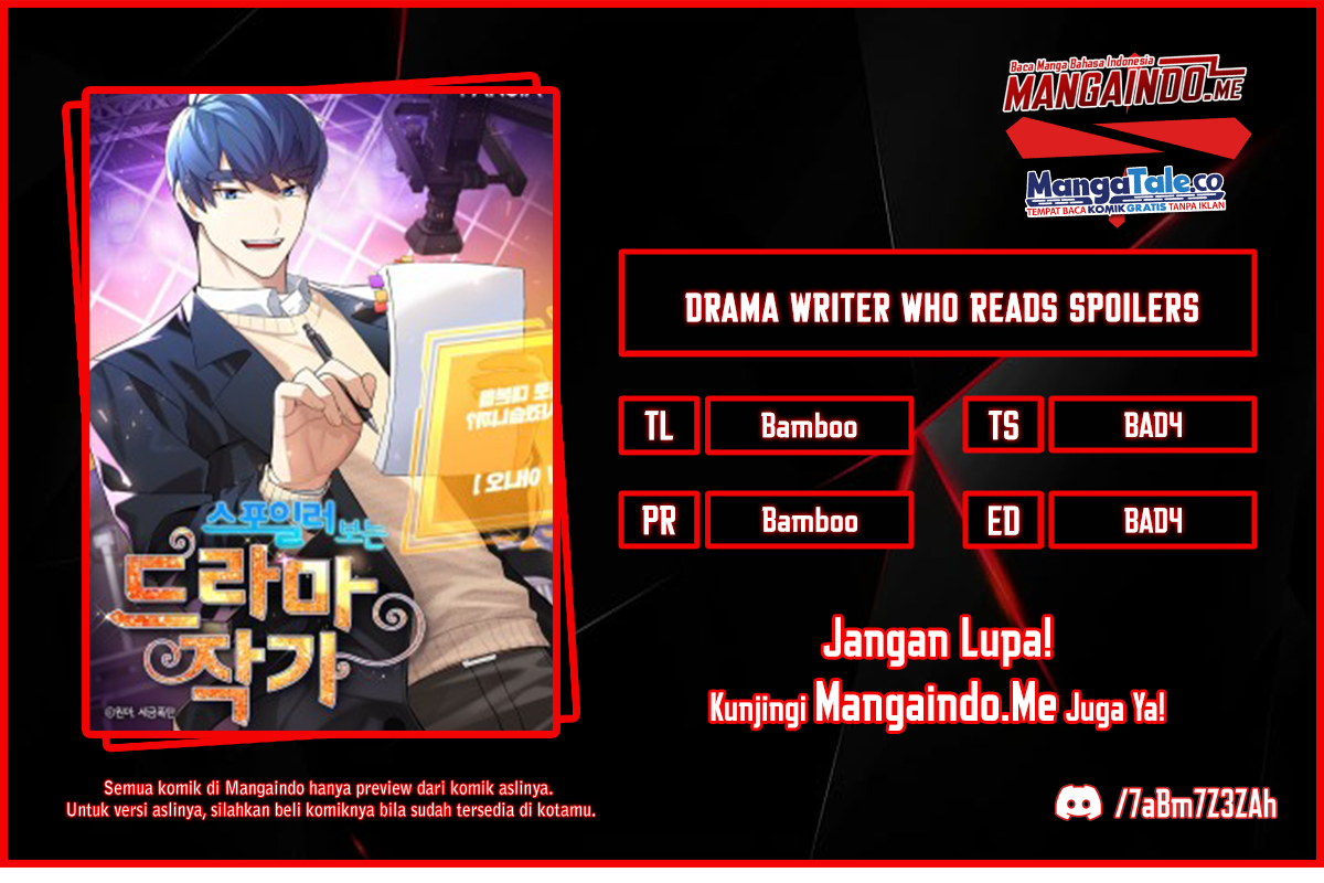 Drama Writer Who Reads Spoilers Chapter 2 - halaman 1