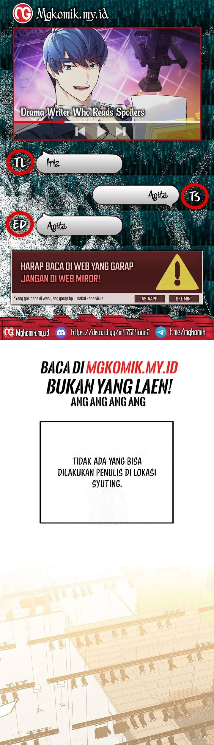 Drama Writer Who Reads Spoilers Chapter 35 - halaman 1